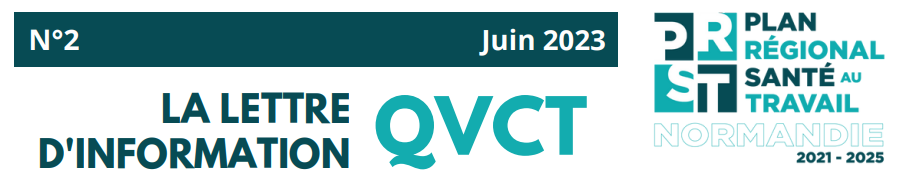 Lettre d'information QVCT juin 2023. Logo PRST 4