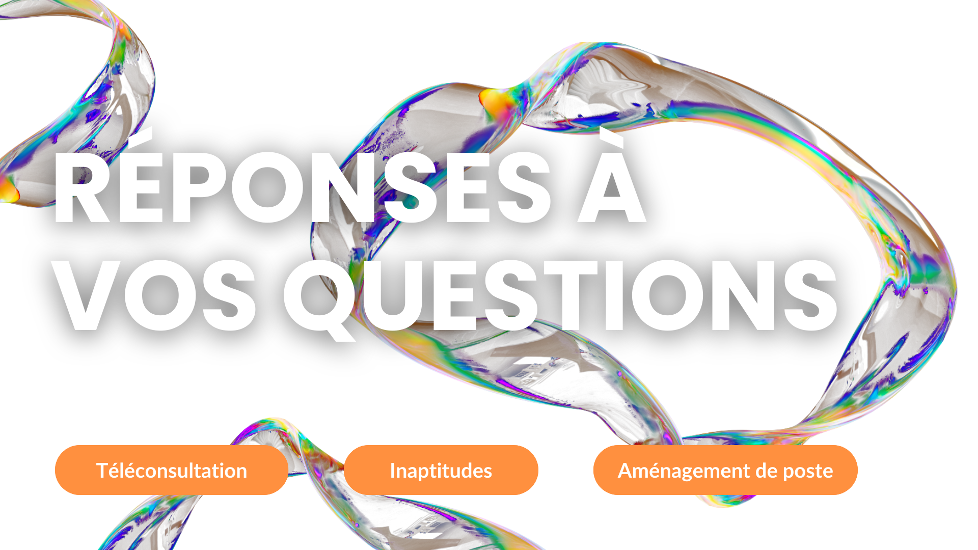 Reponses aux question images cliquable pour renvoyer à la FAQ